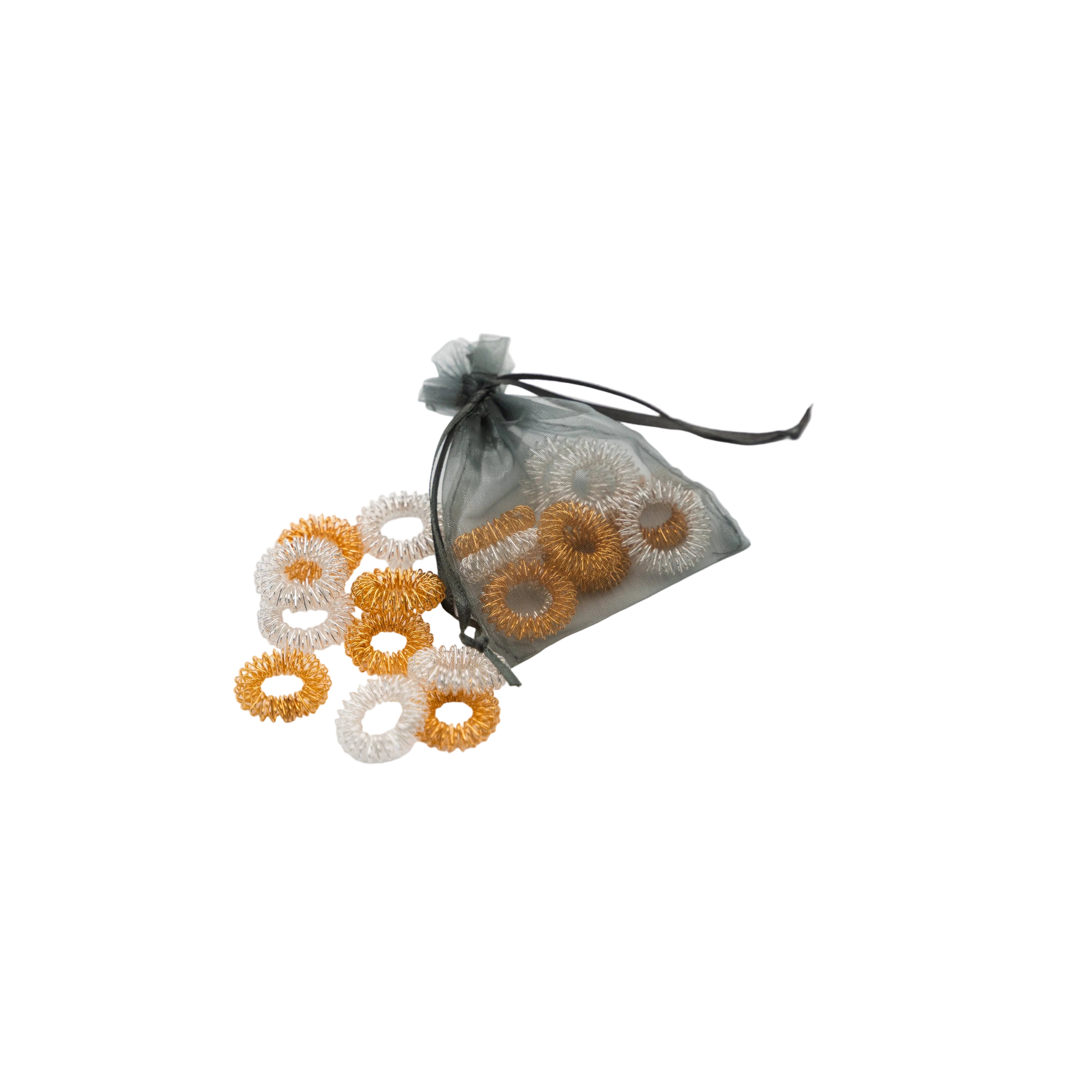 Finger Acupressure Rings • 10 Pack Bundle
