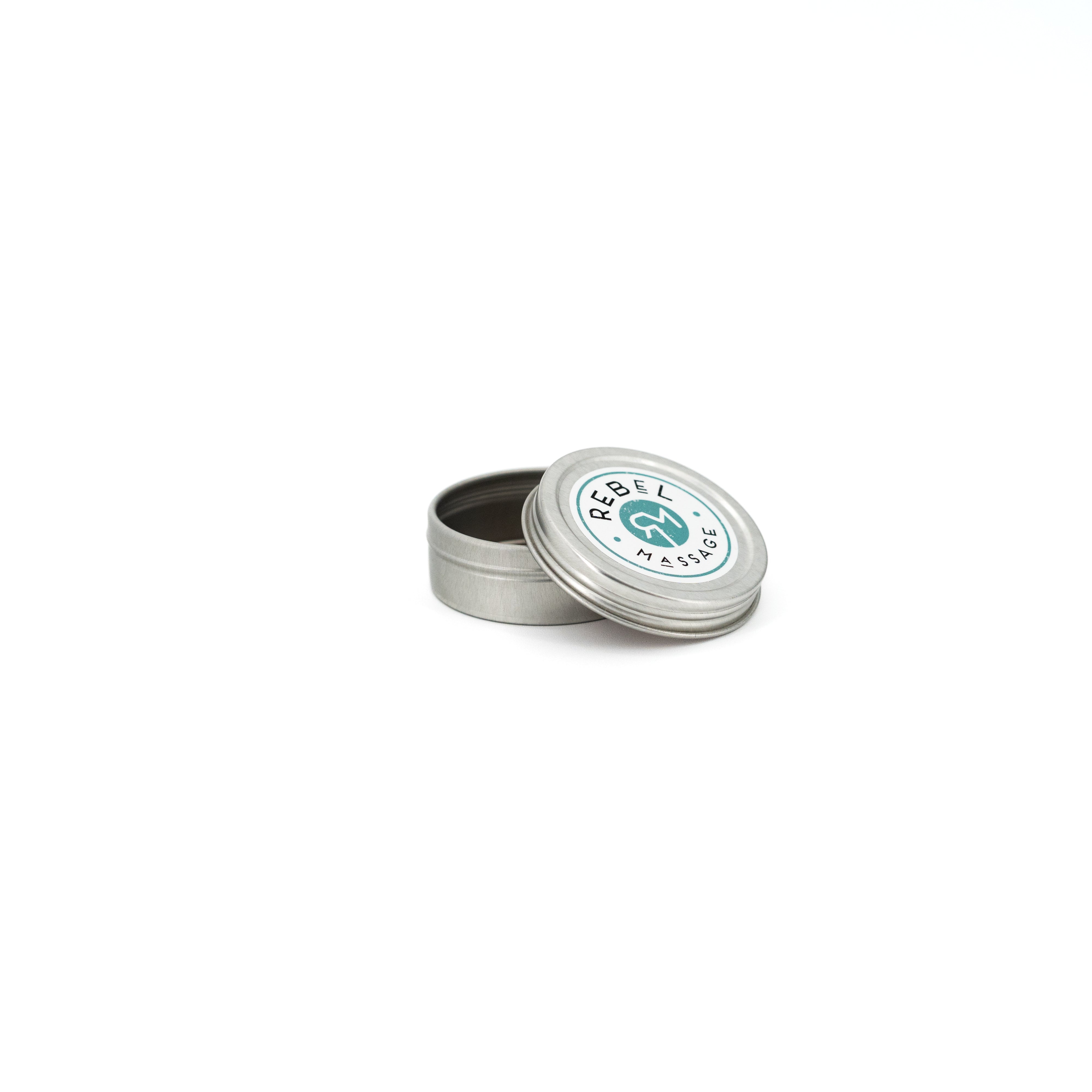 Massage Butter • Empty Tin, Pre-labeled