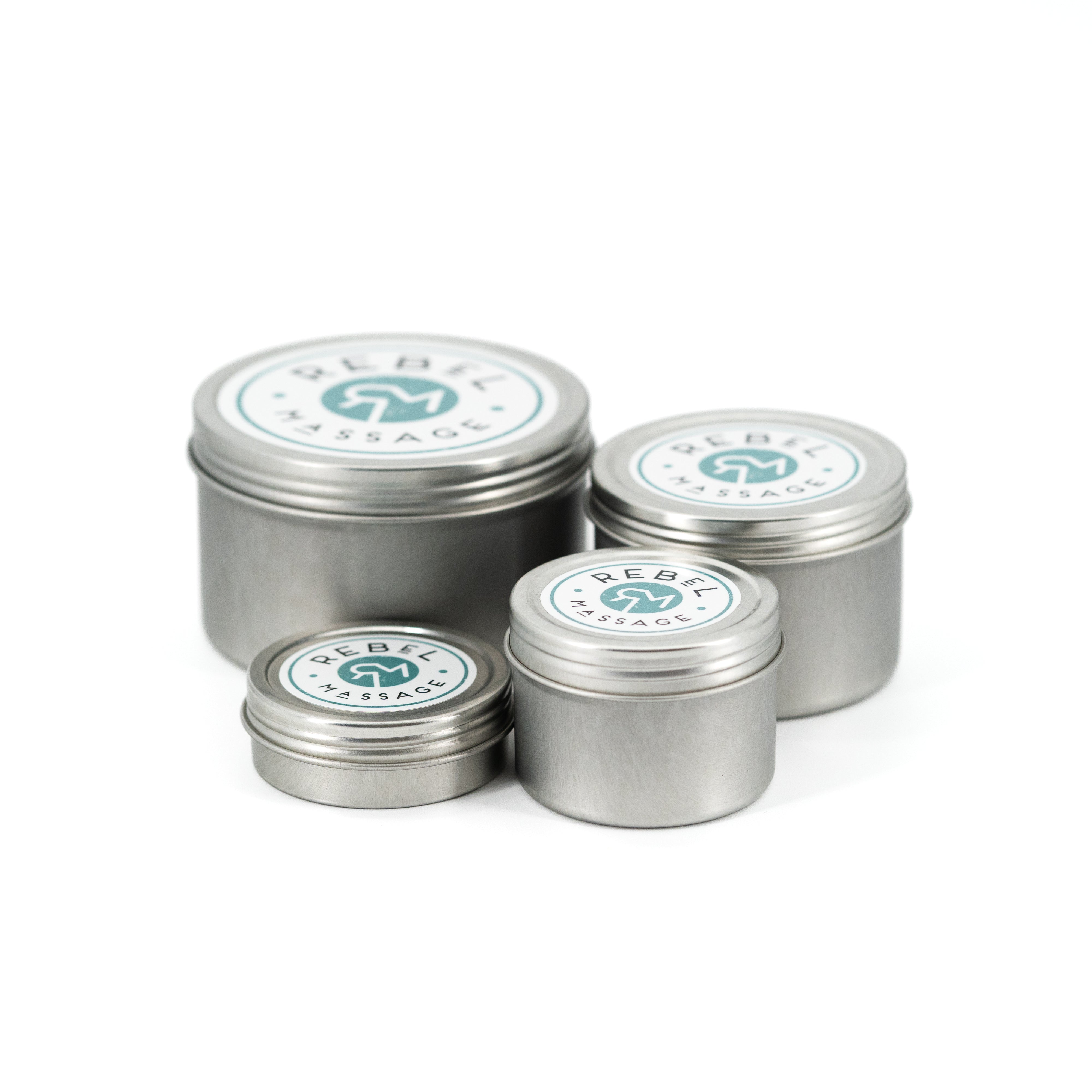 Massage Butter • Empty Tin, Pre-labeled