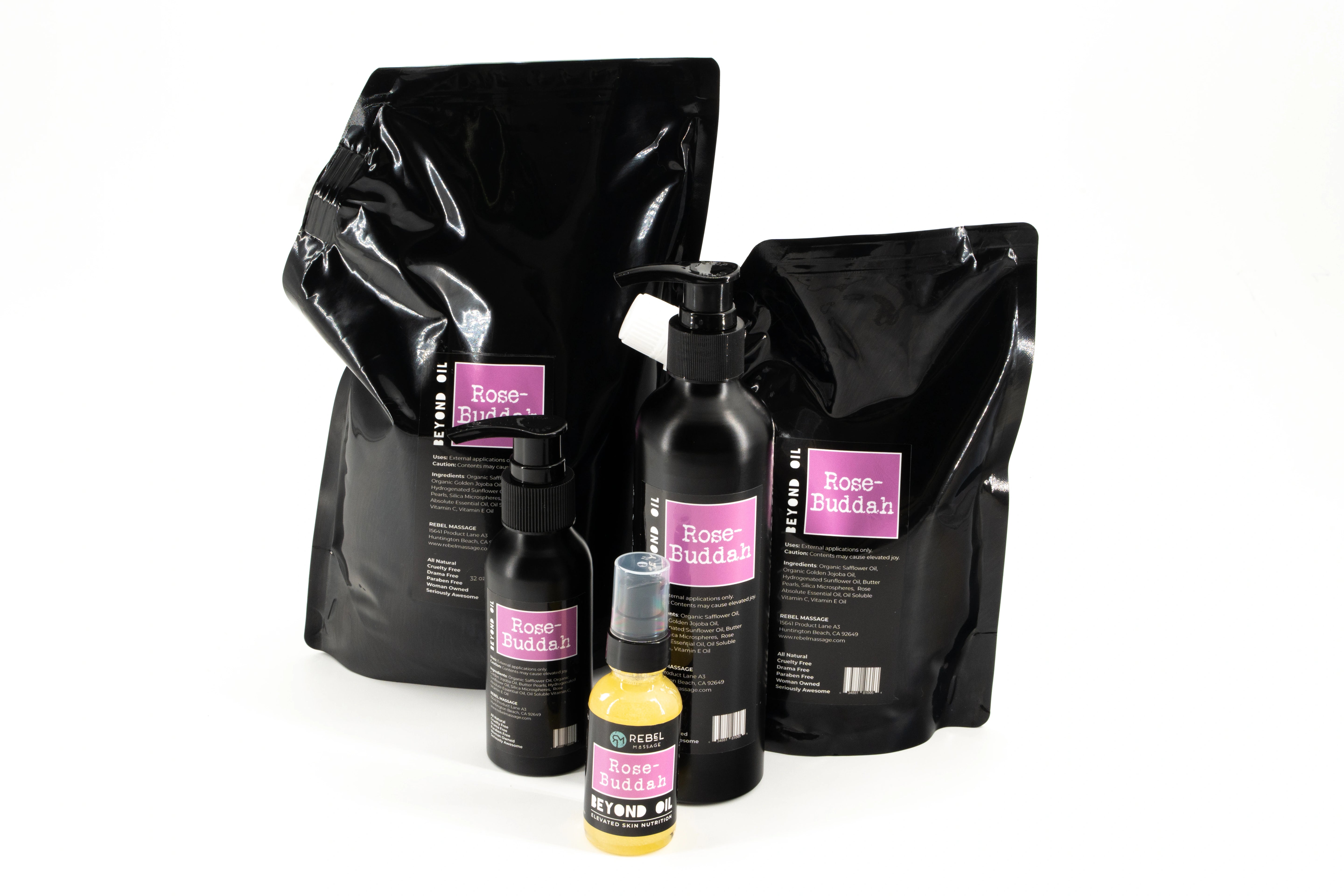 Beyond Massage Oil • Rosebuddah | Rebel Massage